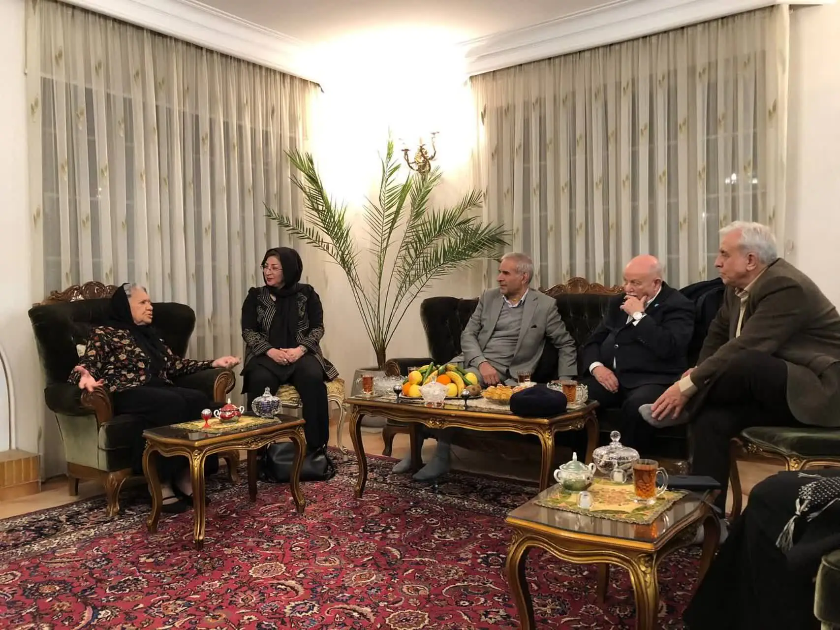 دیدار صمیمی با خیر نیکوکار خانم ضیاء الملوک فضل خراسانی
